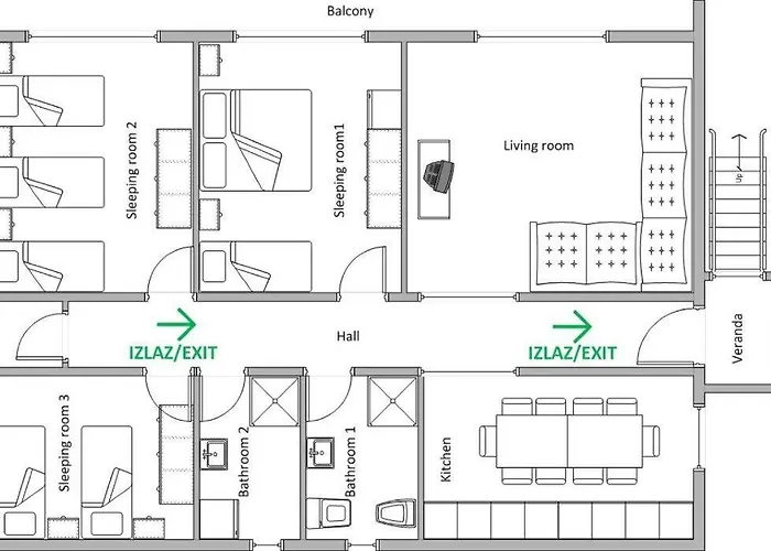 Apartamento App Sandra 3 Bedrooms On 112m2 Kostrena